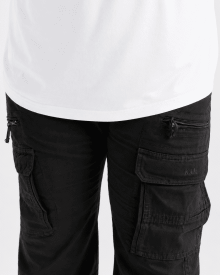 Kam Jeans Cargo pants Black - Jeans et pantalons - Jeans et Pantalons grande taille 
