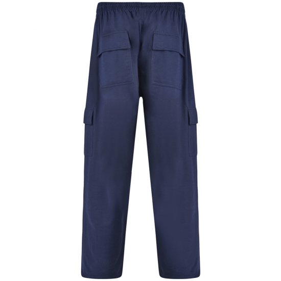 Kam Jeans Cargopocket Joggers "Lightweight" Navy - Pantalons/shorts de survêtement - Survêtement/jogging grandes tailles