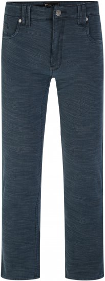 Kam Jeans 264 Slub Weave 5 Pocket Stretch Pants Smokey Blue - Jeans et pantalons - Jeans et Pantalons grande taille 
