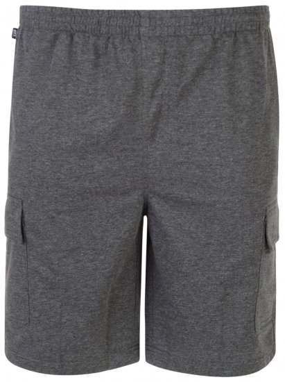 Kam Jeans Cargo Jogger shorts Grey - Pantalons/shorts de survêtement - Survêtement/jogging grandes tailles