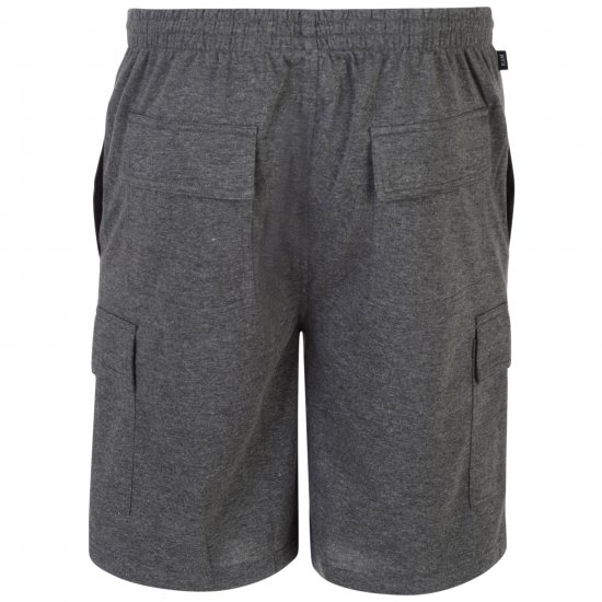 Kam Jeans Cargo Jogger shorts Grey - Pantalons/shorts de survêtement - Survêtement/jogging grandes tailles