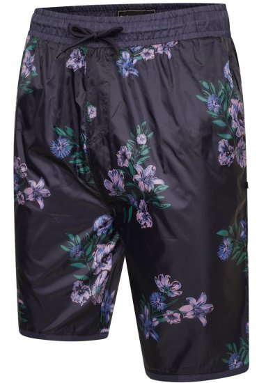 Kam Jeans 3005 Floral Print Swimmers Navy - Sous-vêtements & bain - Sous-vêtements Grande Taille