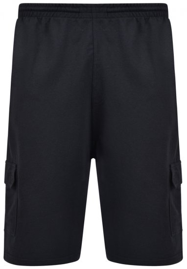Kam Jeans Cargo Jogger shorts Black - Pantalons/shorts de survêtement - Survêtement/jogging grandes tailles