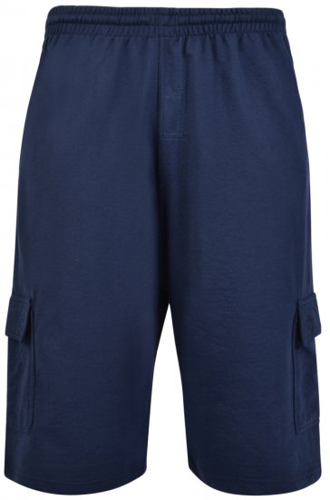 Kam Jeans Cargo Joggers shorts Navy - Pantalons/shorts de survêtement - Survêtement/jogging grandes tailles