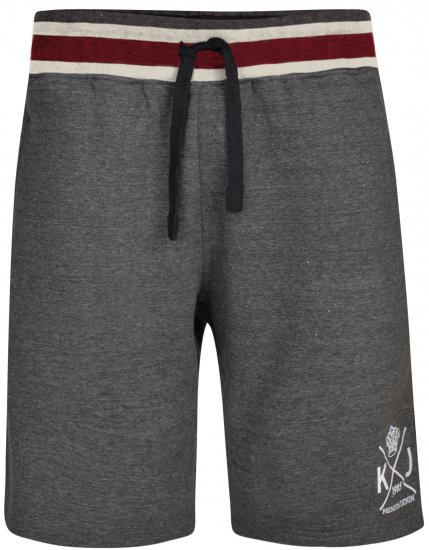 Kam Jeans 328 Jersey Shorts Charcoal - Pantalons/shorts de survêtement - Survêtement/jogging grandes tailles