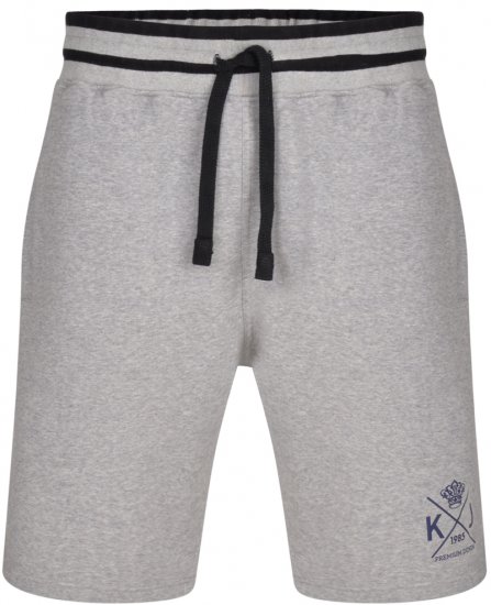 Kam Jeans 328 Jersey Shorts Grey - Pantalons/shorts de survêtement - Survêtement/jogging grandes tailles