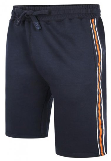 Kam Jeans 3300 Jog Shorts with Side Tape Navy - Pantalons/shorts de survêtement - Survêtement/jogging grandes tailles