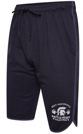 Kam Jeans 3308 Gym Jog Shorts Navy - Sport & outdoor - Vêtements de sport grande taille 