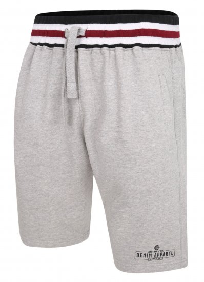 Kam Jeans 344 Jogger Shorts Grey - Pantalons/shorts de survêtement - Survêtement/jogging grandes tailles