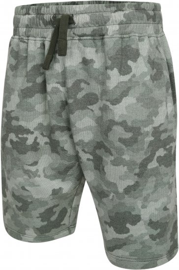 Kam Jeans 346 Camo Sweat Shorts Olive TALL SIZES - VÊTEMENTS HOMME MT-6XLT - Vêtements Tall Homme