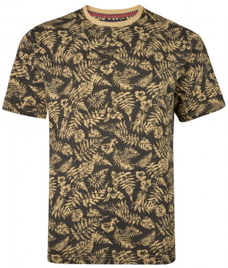 Kam Jeans 5305 T-shirt Charcoal - T-shirts - T-shirts Homme Grande Taille