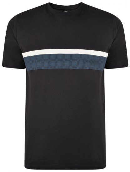 Kam Jeans 5307 T-shirt Navy - T-shirts - T-shirts Homme Grande Taille