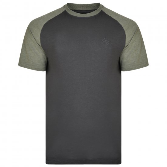 Kam Jeans 5314 Twin pack T-shirts Black/Navy - T-shirts - T-shirts Homme Grande Taille