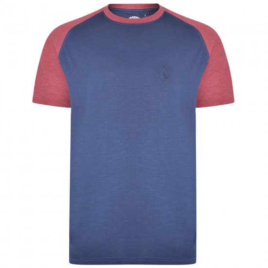 Kam Jeans 5314 Twin pack T-shirts Black/Navy - T-shirts - T-shirts Homme Grande Taille