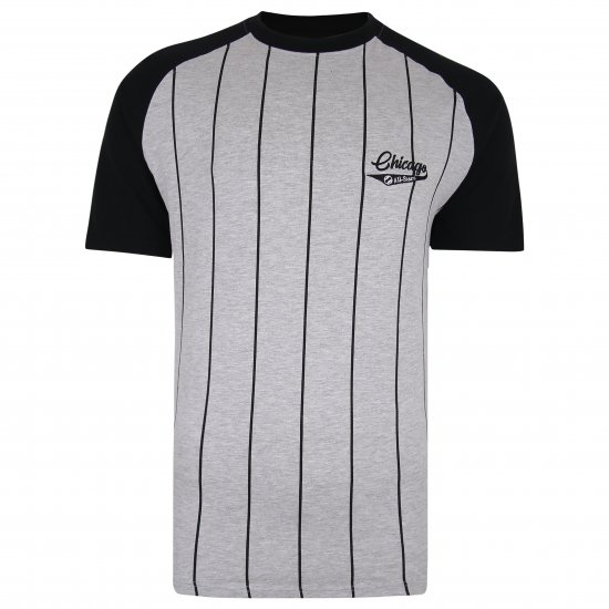 Kam Jeans 5360 Chicago Grey T-Shirt - T-shirts - T-shirts Homme Grande Taille