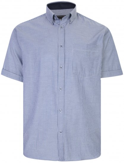 Kam Jeans 6224 Short sleeve Shirt Navy - Chemises - Chemises Grandes Tailles Hommes