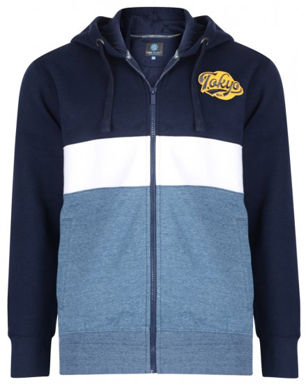 Kam Jeans 7002 Hoodie Denim - Sweatshirts & hoodies - Sweatshirts/Hoodies grande taille homme