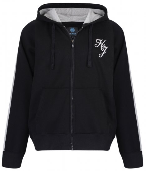Kam Jeans 7005 Hoodie Black - Sweatshirts & hoodies - Sweatshirts/Hoodies grande taille homme
