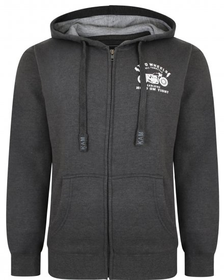 Kam Jeans 7043 Full Throttle Hoodie - Sweatshirts & hoodies - Sweatshirts/Hoodies grande taille homme