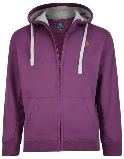 Kam Jeans 717 Hoodie Purple - Sweatshirts & hoodies - Sweatshirts/Hoodies grande taille homme