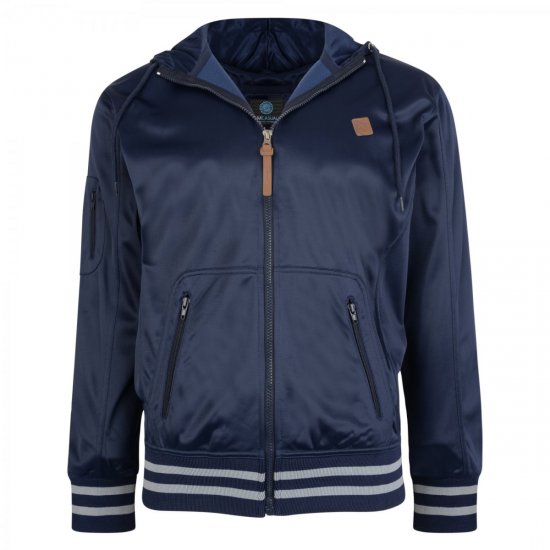 Kam Jeans 799 Tricot Hoody Navy - Sweatshirts & hoodies - Sweatshirts/Hoodies grande taille homme