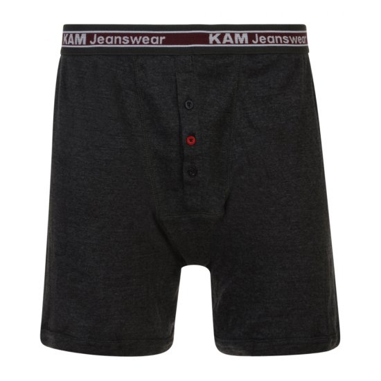 Kam Jeans Boxershorts Black, Grey, Navy 3-Pack - Sous-vêtements & bain - Sous-vêtements Grande Taille
