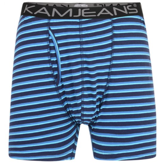 Kam Jeans Striped Boxershorts 2-Pack - Sous-vêtements & bain - Sous-vêtements Grande Taille