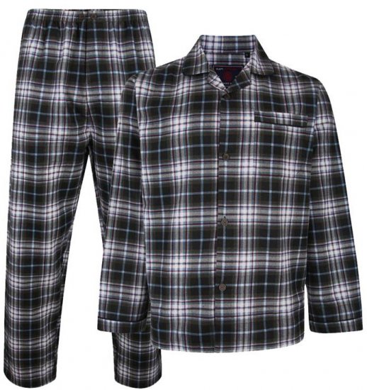 Kam Jeans 880 Flannel Pyjama Set - Sous-vêtements & bain - Sous-vêtements Grande Taille