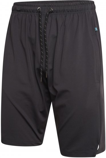 Kam Jeans AP004 Active Performance Shorts Charcoal - Pantalons/shorts de survêtement - Survêtement/jogging grandes tailles