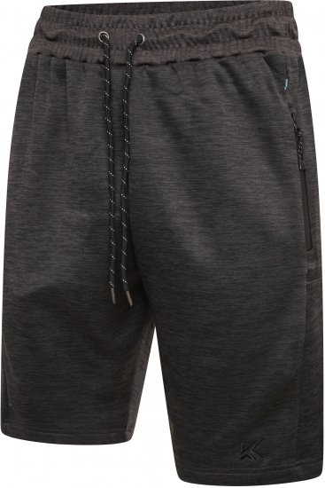 Kam Jeans AP005 Active Performance Marl Shorts Charcoal - Pantalons/shorts de survêtement - Survêtement/jogging grandes tailles