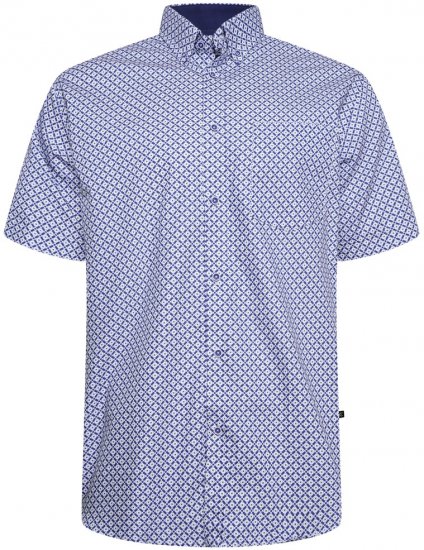 Kam Jeans P046 chemise à motif géométrique - Chemises - Chemises Grandes Tailles Hommes