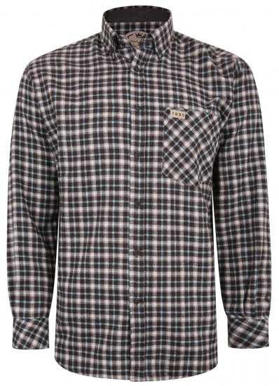 Kam Jeans P681 Flannel Check Shirt - Chemises - Chemises Grandes Tailles Hommes