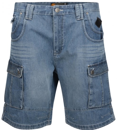Kam Jeans Sebastian Denim Shorts - Shorts - Shorts hommes grande taille