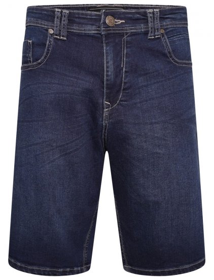 Kam Jeans Vigo2 Jeans Shorts Dark Used - Shorts - Shorts hommes grande taille