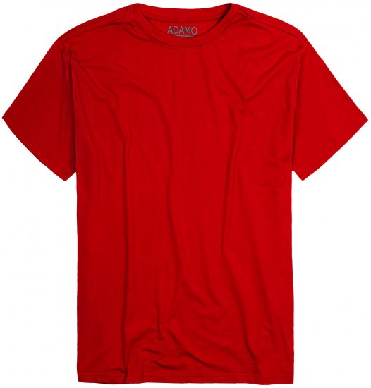 Adamo Kevin Regular fit T-shirt Red - T-shirts - T-shirts Homme Grande Taille