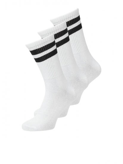 Jack & Jones Travis Chaussettes de tennis Blanc lot de 3 - Sous-vêtements & bain - Sous-vêtements Grande Taille