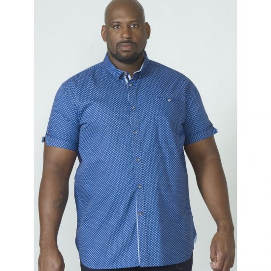 D555 Bobby Short Sleeve Shirt - Chemises - Chemises Grandes Tailles Hommes