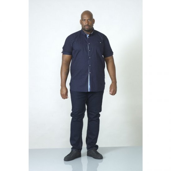 D555 Kurt Printed Short Sleeve Shirt - Chemises - Chemises Grandes Tailles Hommes
