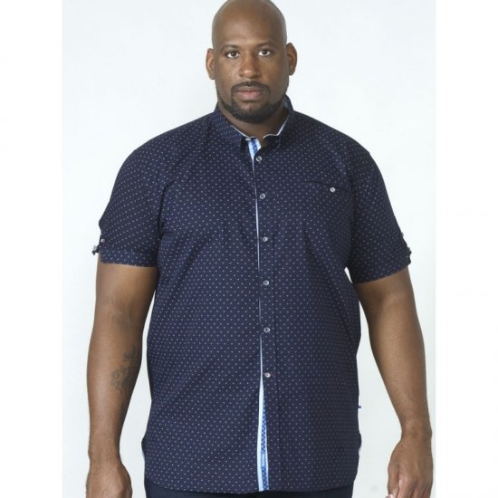 D555 Kurt Printed Short Sleeve Shirt - Chemises - Chemises Grandes Tailles Hommes