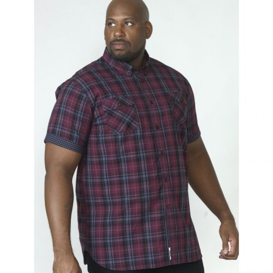 D555 Herbie Short Sleeve Shirt - Chemises - Chemises Grandes Tailles Hommes