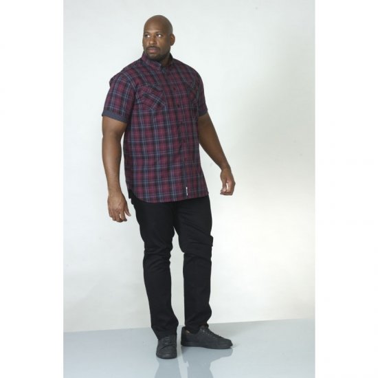 D555 Herbie Short Sleeve Shirt - Chemises - Chemises Grandes Tailles Hommes
