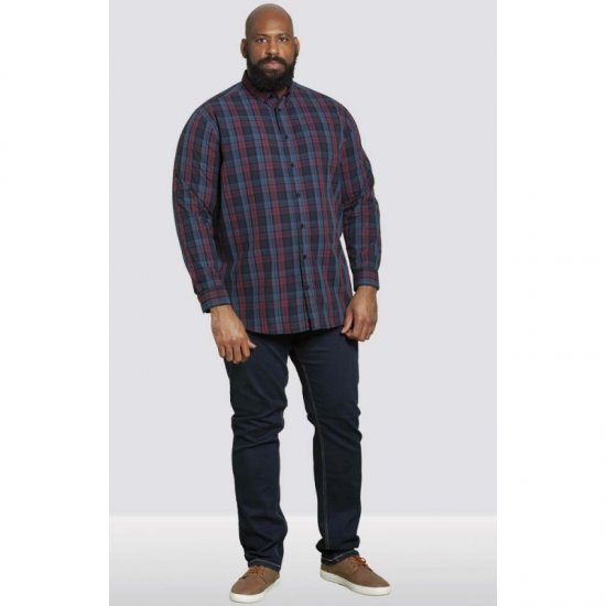 D555 Enderby Long Sleeve Shirt - Chemises - Chemises Grandes Tailles Hommes