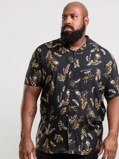 D555 Randal Shirt Black - Chemises - Chemises Grandes Tailles Hommes