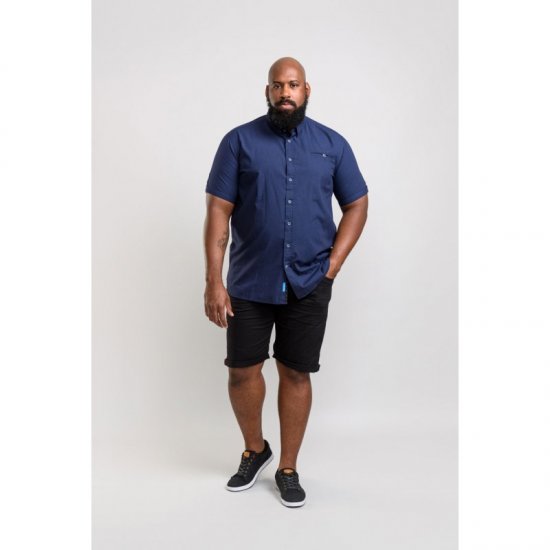 D555 Wesson Shirt Navy - Chemises - Chemises Grandes Tailles Hommes