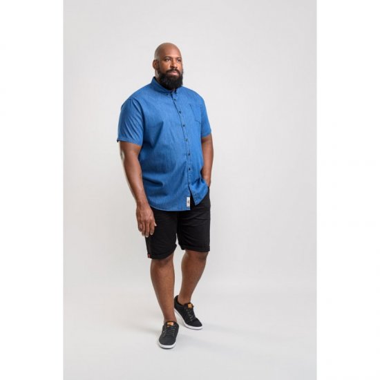 D555 Arnold Denim Shirt - Chemises - Chemises Grandes Tailles Hommes