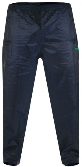 D555 Elba "Packaway" Rain Pants Navy - Sport & outdoor - Vêtements de sport grande taille 