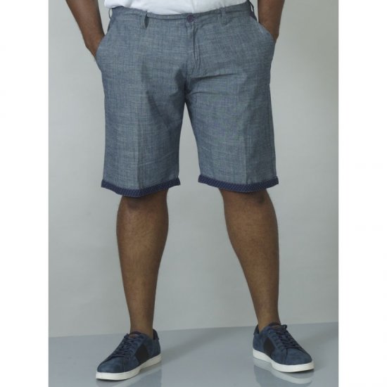 D555 Cliff Shorts Navy - Shorts - Shorts hommes grande taille