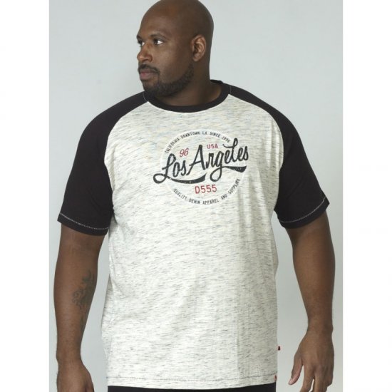D555 Judson T-shirt Grey - T-shirts - T-shirts Homme Grande Taille