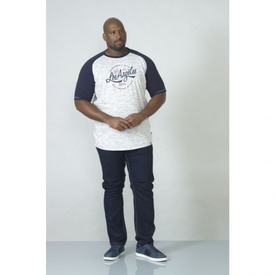 D555 Judson T-shirt Navy - T-shirts - T-shirts Homme Grande Taille