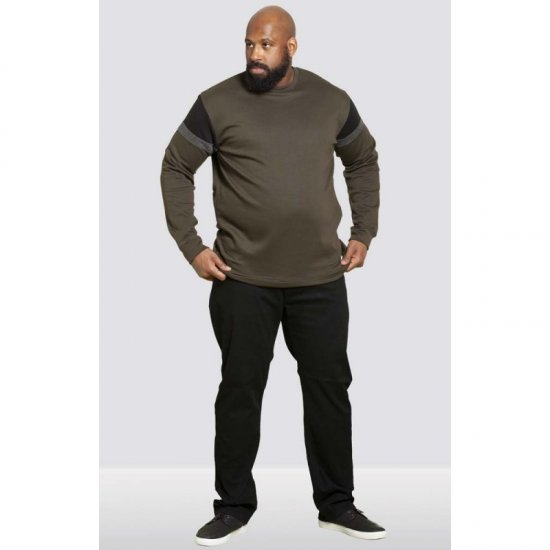 D555 Clermont Sweatshirt Khaki - Sweatshirts & hoodies - Sweatshirts/Hoodies grande taille homme